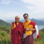朗欽加布仁波切與巴麥欽哲於佛陀世界說法台