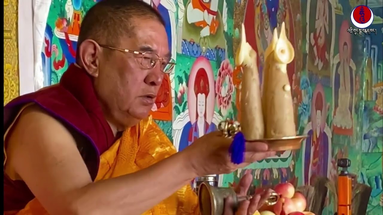 直貢瓊贊法王法駕抵達直貢替寺珍貴影片🎦