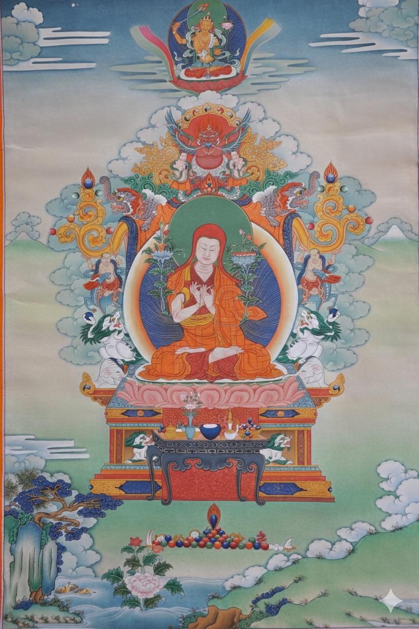 今天2026年1月2日藏曆十一月十四日薩迦四祖薩迦班智達紀念日