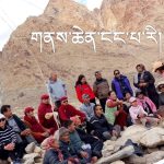 法尊 東滇仁波切開啟的勝樂佛父母聖地—巴斯戈（Basgo）的天鵝山（Nangpa Ri），是拉達克最神聖的聖山之一！🏔️🦅🕊️🦅🕊️